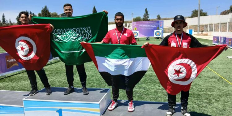 البطولة العربية للرماية بالقوس والسهم بتسع ميداليات تونس في المركز الخامس