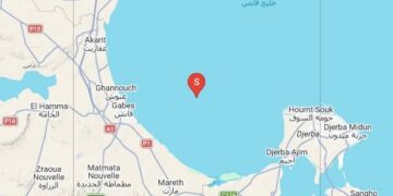 رجة أرضية بمنطقة شرق كتانة ولاية ڨابس