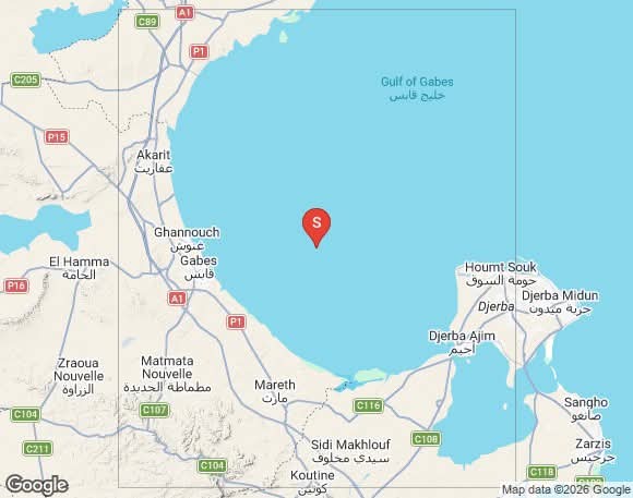 رجة أرضية بمنطقة شرق كتانة ولاية ڨابس